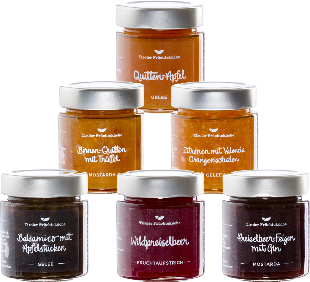 Tiroler Früchteküche Gelees und Mostardas Tiroler Früchteküche Gelees und Mostardas